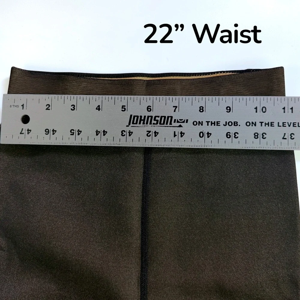 Black‎ Fleece Lined Tights High Waisted Thermal Footed Leggings S/M DDK-324